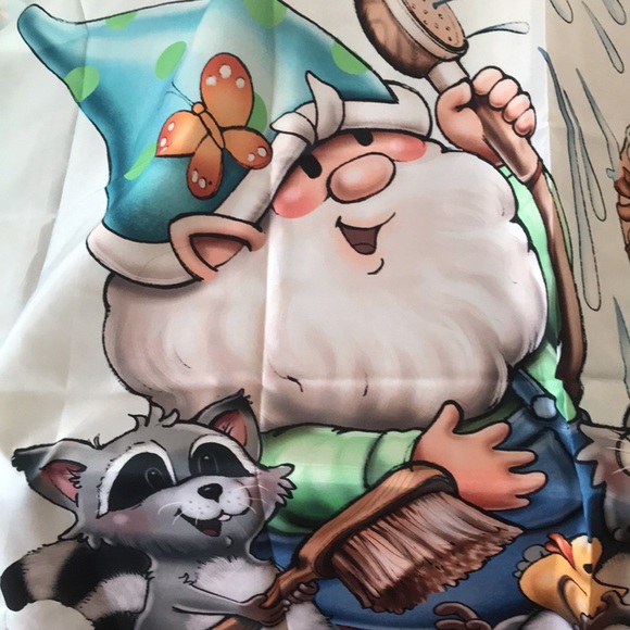Whimsical Gnome shower curtain - Picture 3 of 9